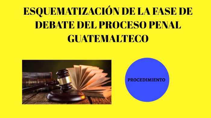 Esquema De La Fase De Debate Del Proceso Penal Guatemalteco By Clarissa Chamay On Prezi 0795