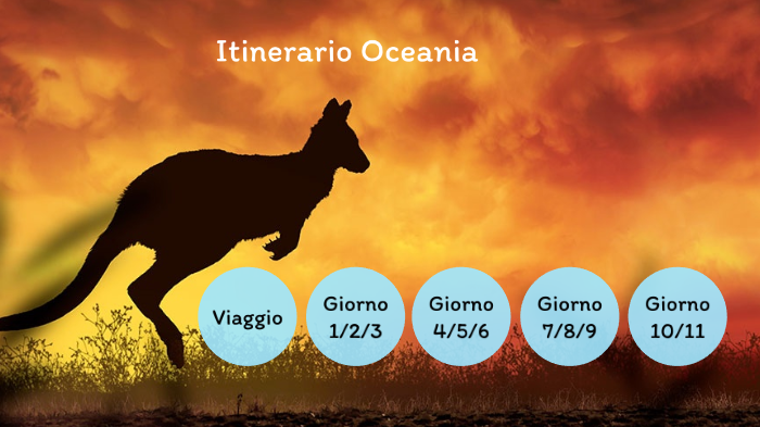 Itinerario Oceania By Federico Marelli prezi
