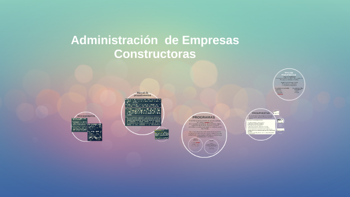 Administración de empresas constructoras by Melanny Barquera
