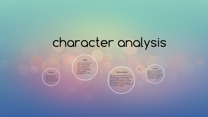 character analysis by conor mclean on Prezi