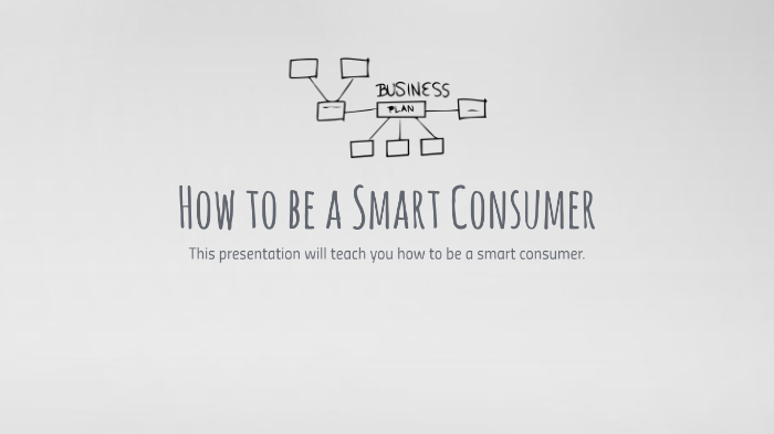 smart consumer essay