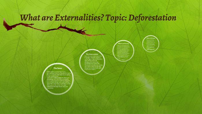 What are Externalities? Topic: Deforestation by Savannah Deschler on Prezi