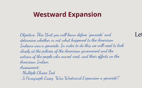 western expansion essay