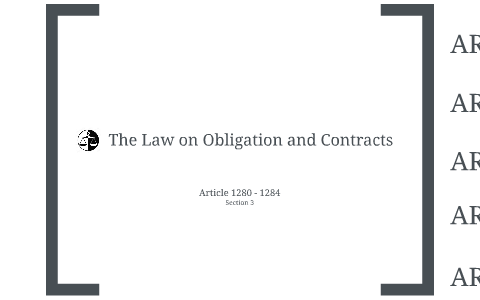 The Law On Obligation And Contracts By Lee June