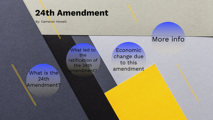 The 24th Amendment by Cameron Howell on Prezi