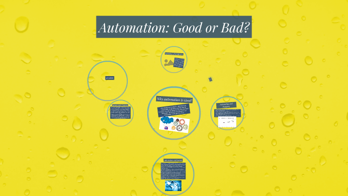 Automation: Good or Bad? by Harsh S on Prezi