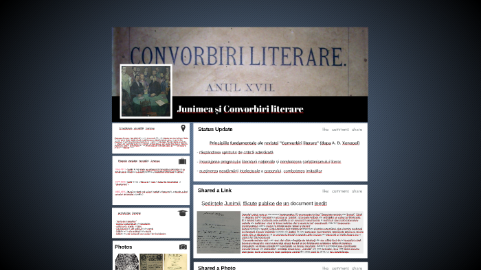 Junimea Si Convorbiri Literare By Raluca Minea