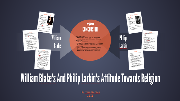 William Blake s And Philip Larkin s Attitude Towards Religion by