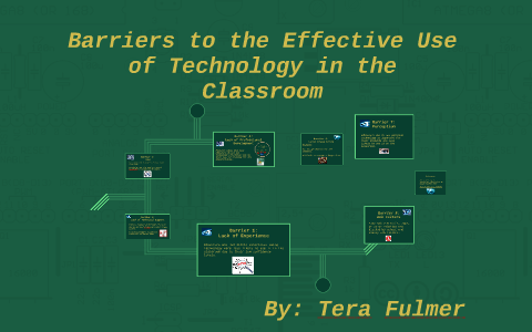Barriers to the Effective Use of Technology in the Classroom by Tera ...