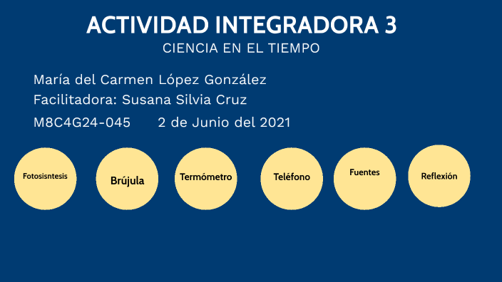 Ciencia en el tiempo by María del Carmen López on Prezi