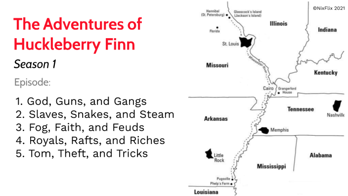 Huck Finn Mapping Project By Ella Nix