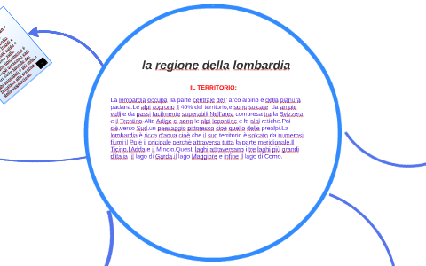 la regione della lombardia by PrimaE Defilis on Prezi