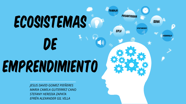 ECOSISTEMAS DE EMPRENDIMIENTO By Alex Gil On Prezi