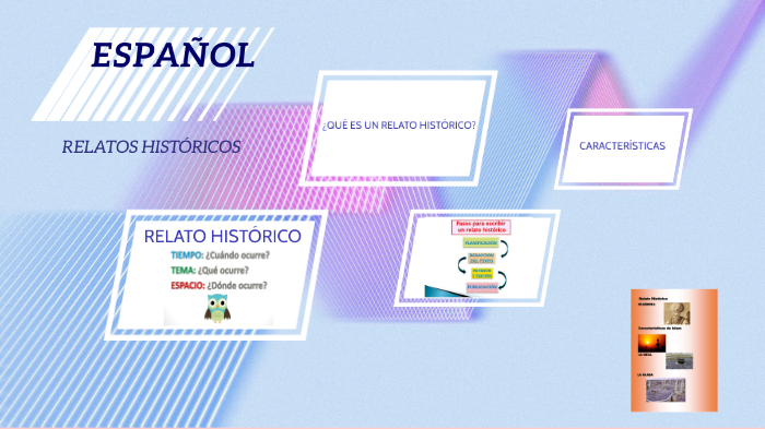 Caracteristicas Principales De Los Relatos Historicos