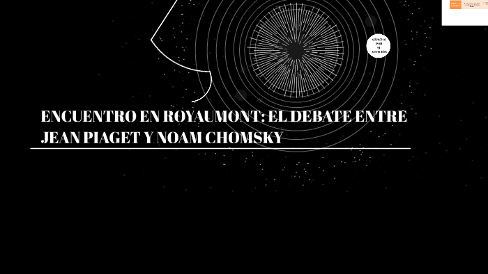 ENCUENTRO EN ROYAUMONT EL DEBATE ENTRE JEAN PIAGET Y NOAM C by