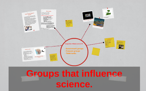 Groups that influence science. by Lydia Hinkins on Prezi