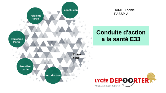 Conduite d'action d'éducation à la santé by Léonie DAMIE on Prezi