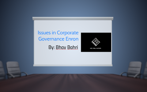 corporate governance enron case study