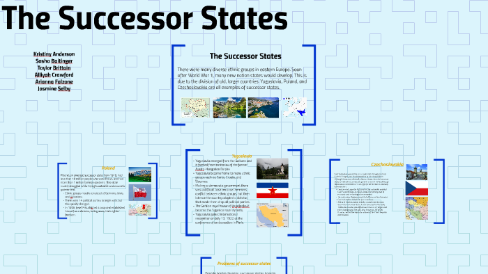 Successor State Examples The Successor States by Arianna Falzone on Prezi