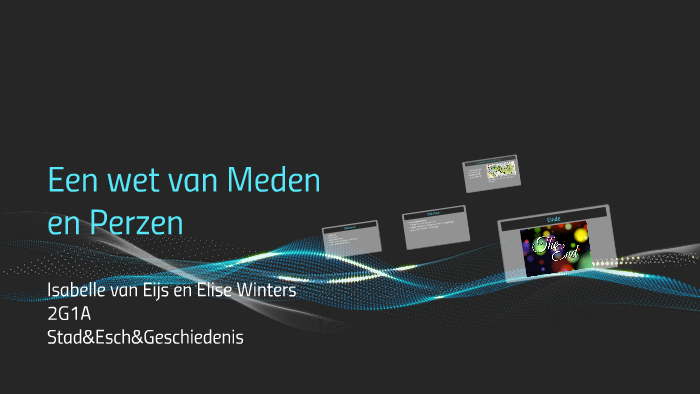 Een wet van Meden en Perzen by Isabelle van Eijs