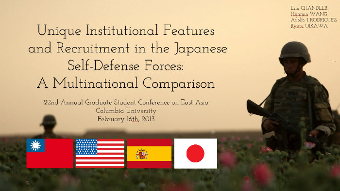 Unique Institutional Features And Recruitment In The Japanese Self Defense Forces A 