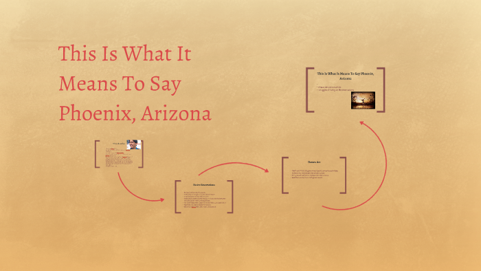 This Is What It Means To Say Phoenix Arizona Theme This Is What It Means To Say Phoenix, Arizona by Dominique Osorio on Prezi