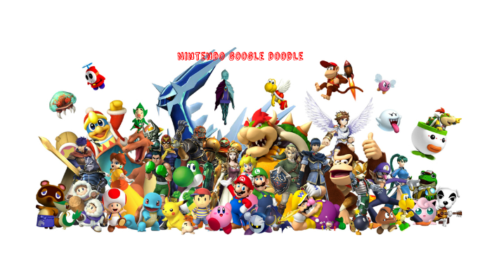 Nintendo google doodle by Hayden Moon