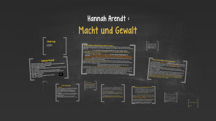 Hannah Arendts Macht und Gewalt by Iva Vajzović on Prezi