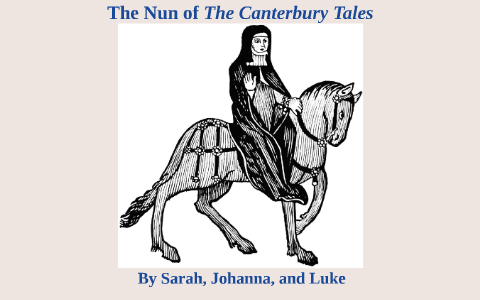 the nun the canterbury tales