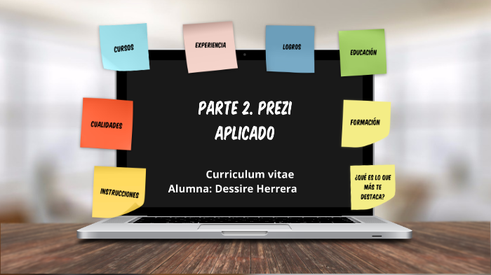 Ejercicio 3. Parte 2 Prezi aplicado by Dessire Herrera on Prezi
