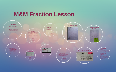 M&M Fraction Lesson by Morisha Ogata