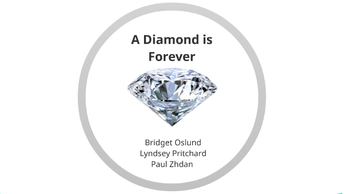 A Diamond is Forever or is it?