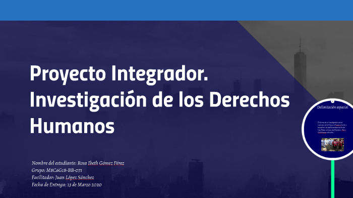 Proyecto Integrador. Investigación de los Derechos Humanos by Rosa