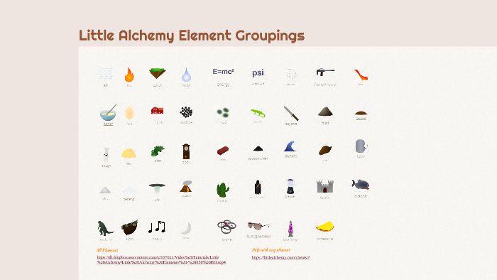 Little Alchemy Hints - How to Make Full List