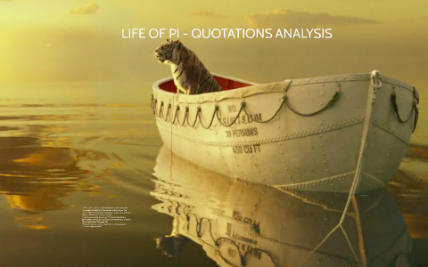 LIFE OF PI - QUOTATIONS ANALYSIS by andre costa
