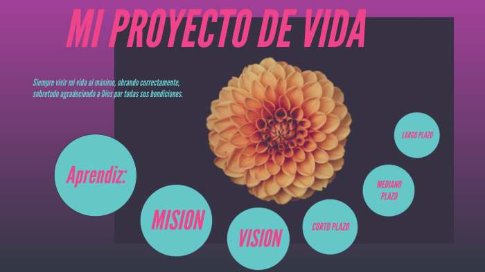 MI PROYECTO DE VIDA by Diana Rocio chavarro Acosta on Prezi