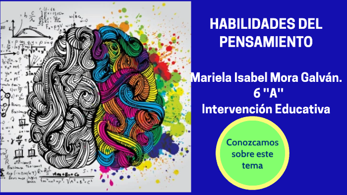 Qué Son Las Habilidades Del Pensamiento By Mariela Isabel Mora Galvan ...