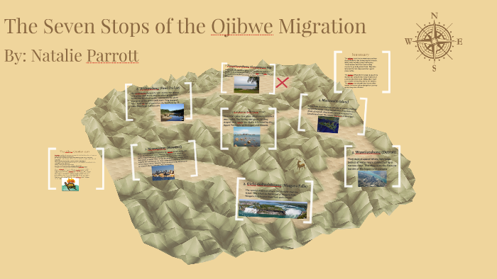 The Seven Stops Of The Ojibwe Migration By Grace Strand On Prezi