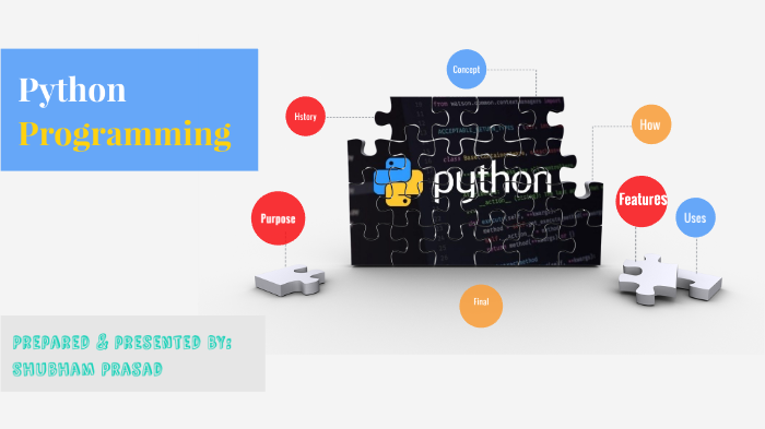 Python Programming by Shubham Prasad on Prezi
