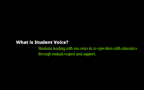 Student Voice by Shelby Wurmlinger on Prezi