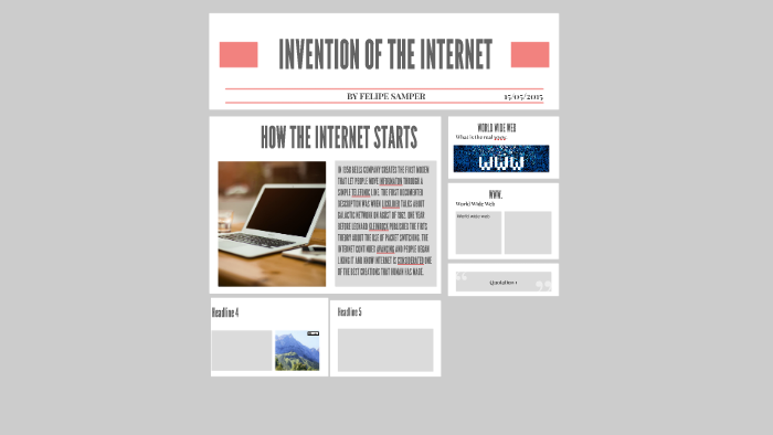 INVENTIONS OF THE INTERNET by Felipe samper on Prezi