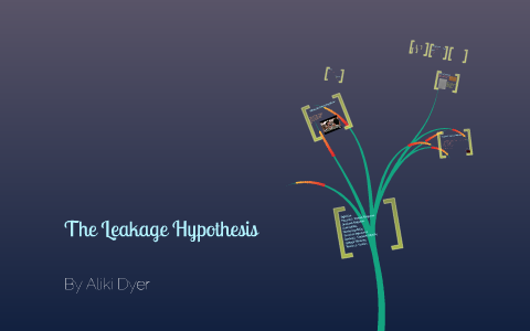 define leakage hypothesis