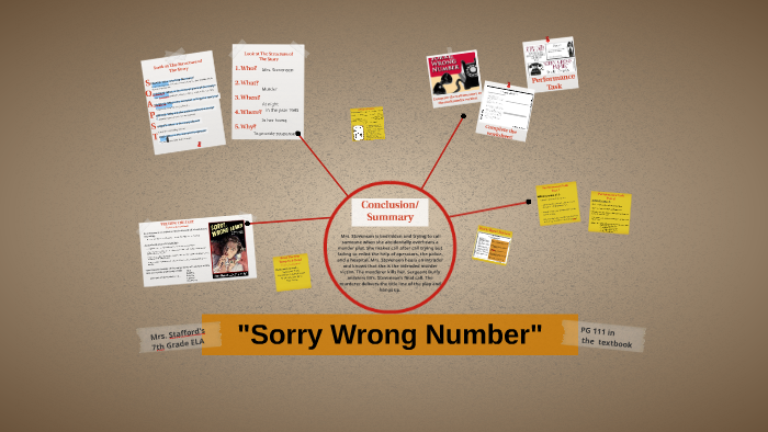 sorry wrong number analysis