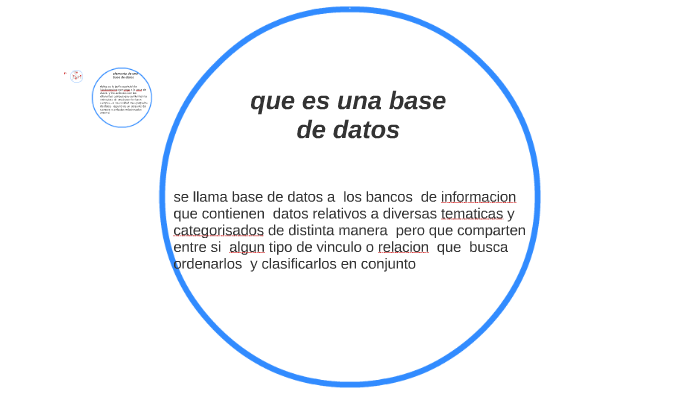 que es una base de datos by Andres Felipe Montoya Sanchez on Prezi