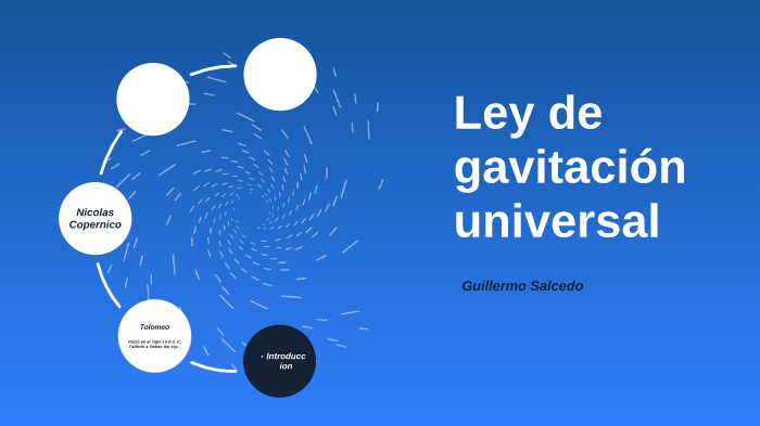 ley de gravitación by guillermo salcedo on Prezi