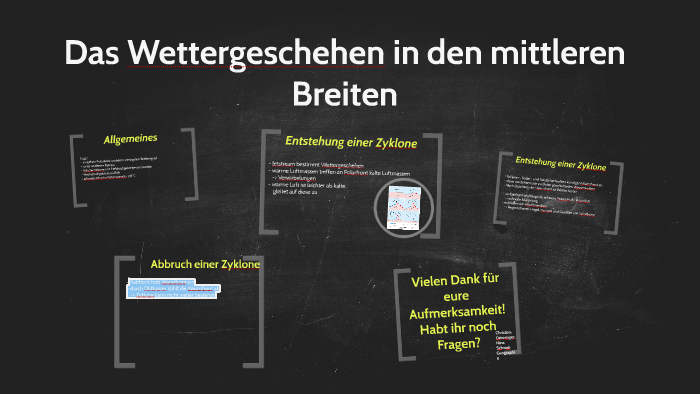 Das Wettergeschehen in den mittleren Breiten by Christina Denninger on ...