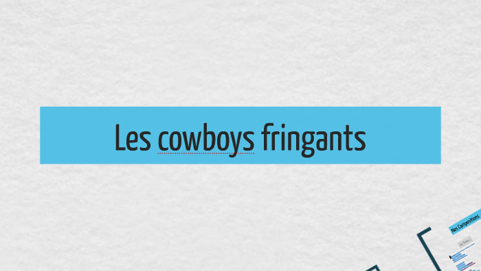 Les Cowboys Fringants By Gab Massé On Prezi