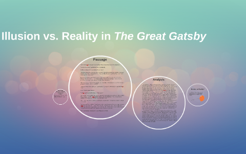 appearance vs reality in the great gatsby essay