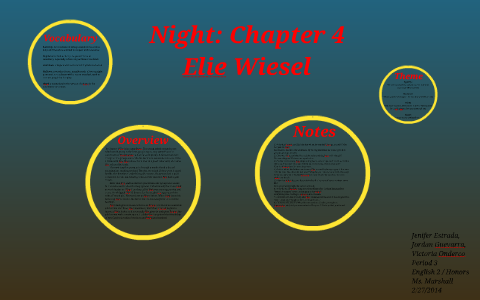 night chapter 4 summary