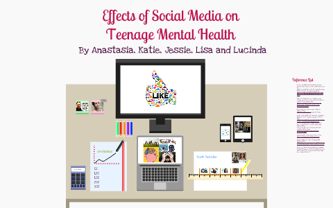 Effects of Social Media on Teenage Mental Health by Jessie Watson on Prezi